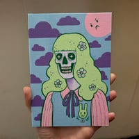 Image 4 of skeleton lady paintings 