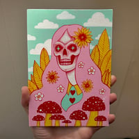 Image 2 of skeleton lady paintings 