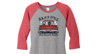 Image 1 of * PRE-ORDER BAA'D GIRLS Women's Raglan Tee
