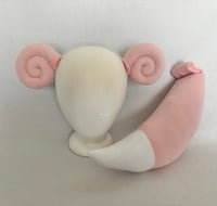 Image 1 of Slowpoke ears and tail