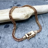 Image 1 of Double Loop-in-Loop Bracelet in Solid 14k Gold