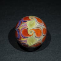 Image 3 of Garnet Amber Pinwheel Marble