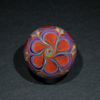 Image 2 of Garnet Amber Pinwheel Marble