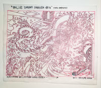 “Blue Dream Dragon No. 3” final drawing