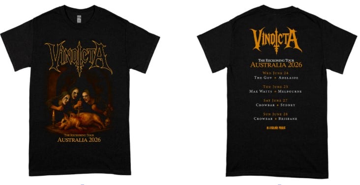 Image of VINDICTA - Pig Design - Australian Tour Shirt