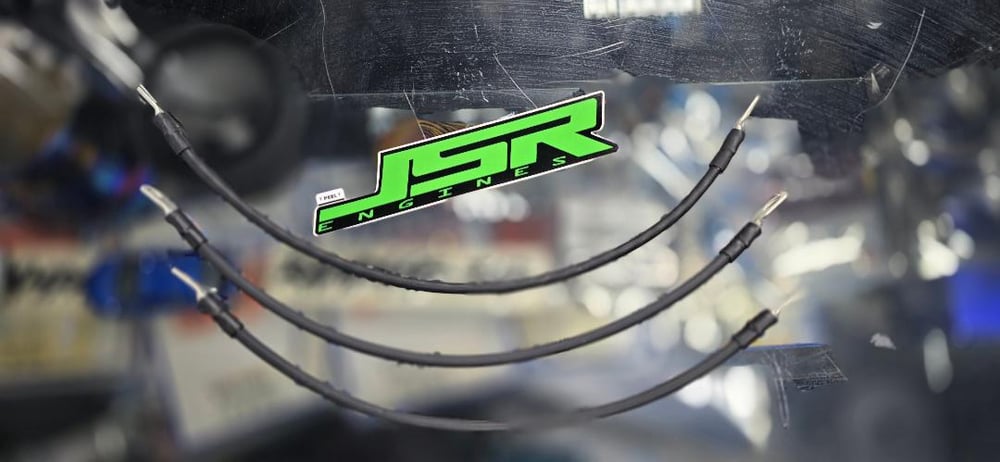 JSR K20C Auxiliary Ground Kit 17-27 Civic Type R 23-27 Integra Type S and 18-22 Honda Accord 2.0T