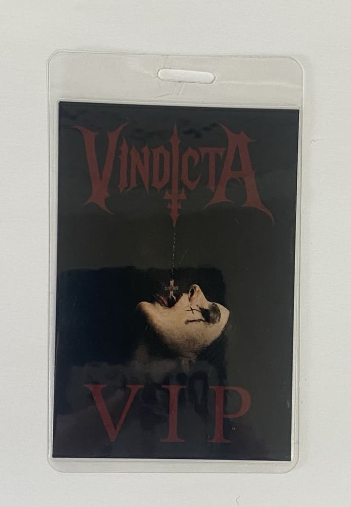 Image of VINDICTA - Australian Tour VIP - Laminate