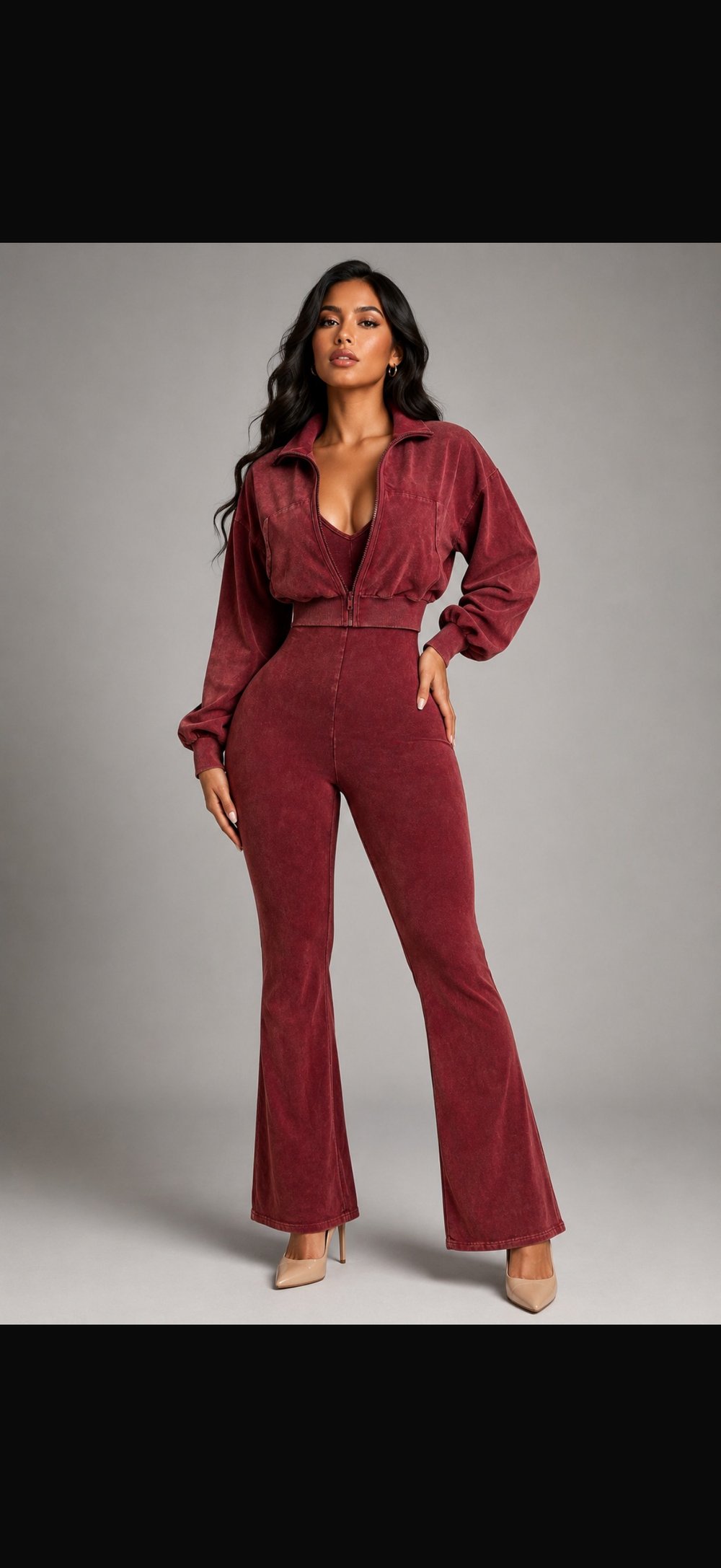 Image of TURNING HEADS JUMPER-raspberry 