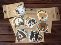 Image 4 of Dog Head Sticker Pack