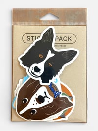 Image 3 of Dog Head Sticker Pack