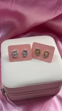 HK Earrings (silver)