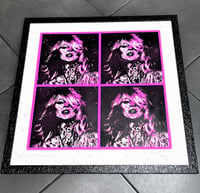 Image 1 of COKE MOSS • PINK QUAD PRINT • 1/1 Test Proof • SUPPLIED FRAMED ready to hang