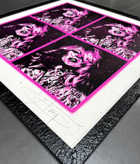 Image 3 of COKE MOSS • PINK QUAD PRINT • 1/1 Test Proof • SUPPLIED FRAMED ready to hang