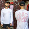 "What a Waste" Longsleeve White/Pink