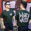 "What a Waste" T-Shirt Pink/Green