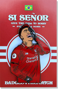 Image 1 of Roberto Firmino - Pin Badge (RARE)