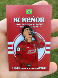 Image 2 of Roberto Firmino - Pin Badge (RARE)