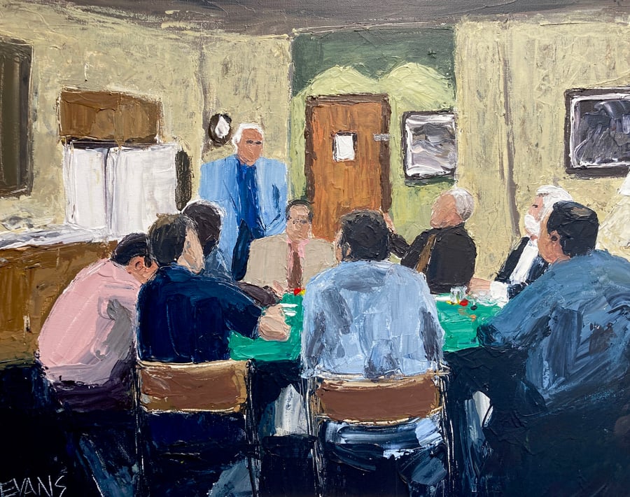 Image of Feech’s game (original on canvas)