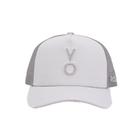 Image 2 of "VO" Trucker Cap "Cloud Grey"