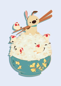 Dog Rice Bowl LE40 Variant 