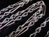 Image 3 of EDWARDIAN 9CT YELLOW GOLD CHAIN 24 INCHES 13.6G