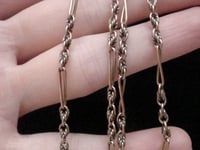 Image 4 of EDWARDIAN 9CT YELLOW GOLD CHAIN 24 INCHES 13.6G