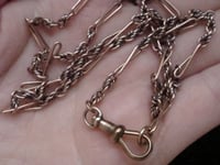 Image 5 of EDWARDIAN 9CT YELLOW GOLD CHAIN 24 INCHES 13.6G
