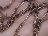 Image 6 of EDWARDIAN 9CT YELLOW GOLD CHAIN 24 INCHES 13.6G
