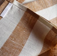 Image 5 of New Òrdha (gold) Striped Linen Tea towels