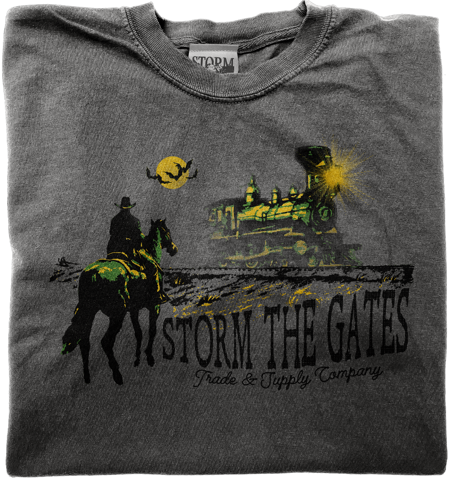 Image of **PRE-ORDER** GHOST TRAIN T-SHIRT (DARK)