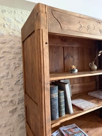 Image 16 of Bibliothèque ancienne en bois massif — Meuble de campagne chiné