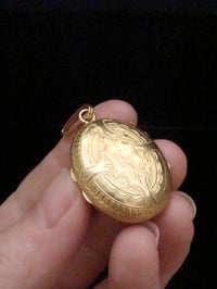 Image 5 of VICTORIAN 18CT YELLOW GOLD CITRINE LOCKET PENDANT