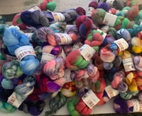 Mystery Mini Roving Grab Bags, 10 Dyed Mini Braid, - 1 oz each - 10 oz, 