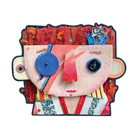 Image 2 of Ziggy Stardust Noggin'™ Sticker - GLITTER