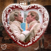 IWTV Louis & Lestat Heart Button Badge