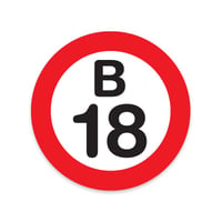 B-18 Sticker