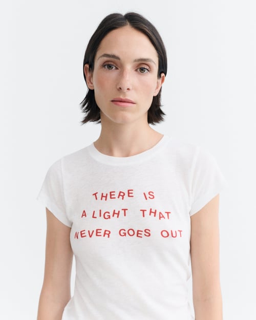 Image of 1 -  Camiseta slim blanca Mirna