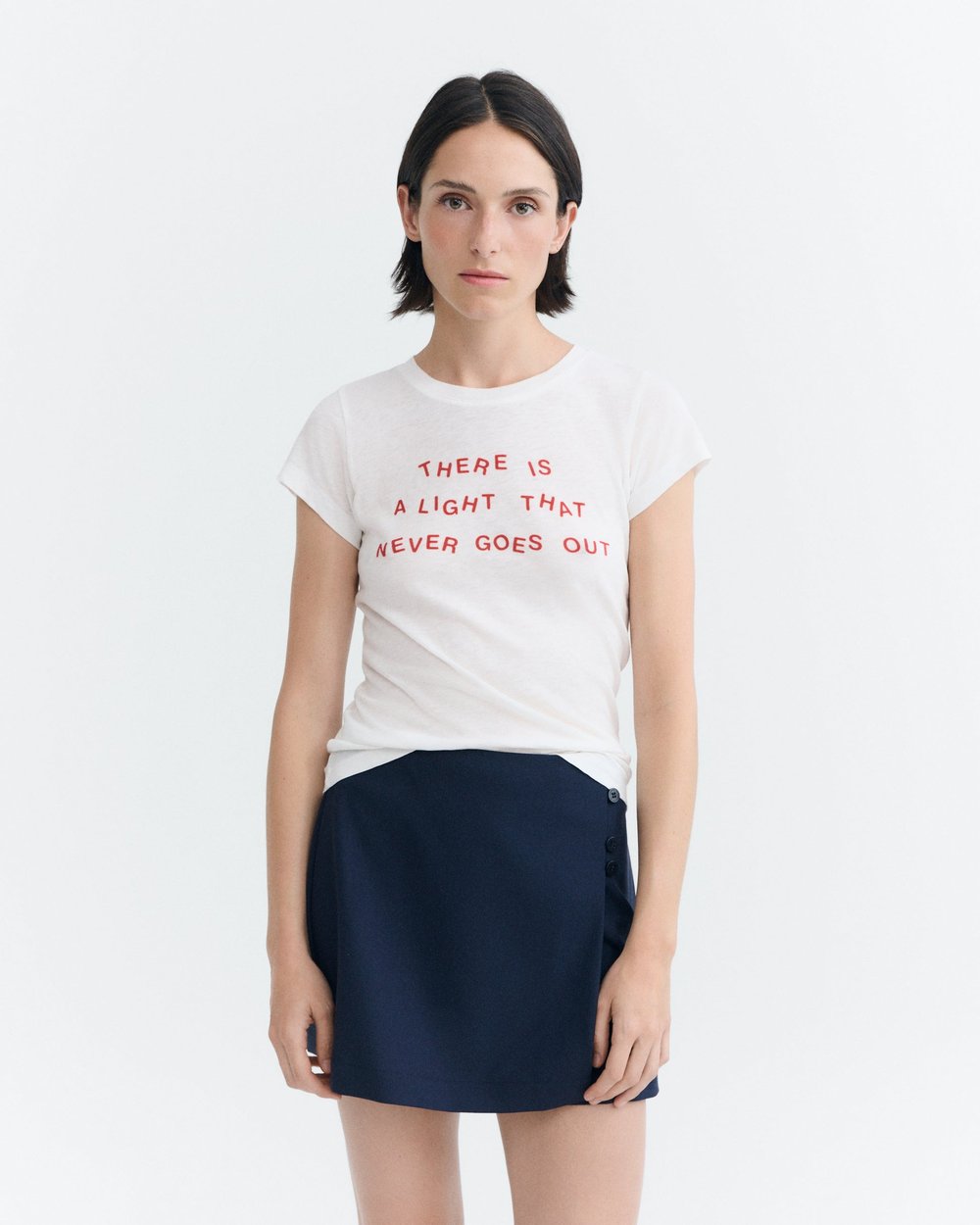 Image of 1 -  Camiseta slim blanca Mirna