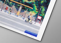 Image 2 of Kyōto-gosho bus stop (giclee print, A5)