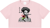 Image 3 of Heavy Mineral Wash Crop "NOIY" T-shirt 275gsm|8.1oz