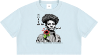 Image 4 of Heavy Mineral Wash Crop "NOIY" T-shirt 275gsm|8.1oz