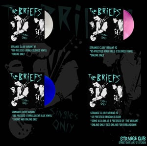 Image of The Briefs - SIngles Only LP (Color Vinyl) PRE ORDER!!!!