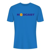 MODCAST CLASSIC T - SKY  BLUE WITH RIVIERABEAT LOGO
