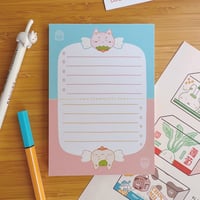 Image 1 of DUELING CATS MINI NOTEPAD