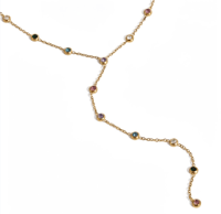 Image 1 of The Iris Multi-Gem Y-Lariat