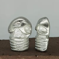 Pewter skelly token 