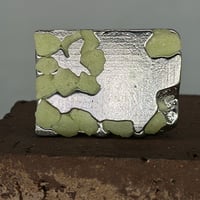 Image 1 of Glow chrystal cast petwer worry stone