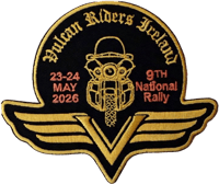 Vulcan Riders Ireland 9th National Rally 2026 Patch