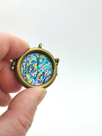 Changing Waters mini painting pendant