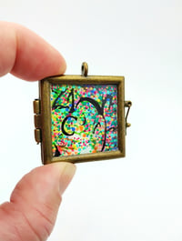 Drifting Falling mini painting pendant